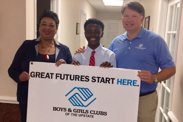 The Spartanburg County Foundation Ball4Good Presents Gift to Boys and Girls Club